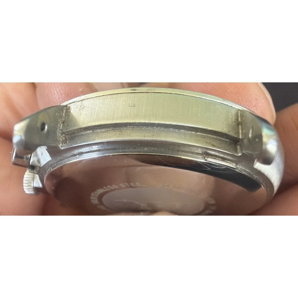 Emporio Armani Men's Wrist Watch AR2458 Silver Stainless‎ Steel Needs Band